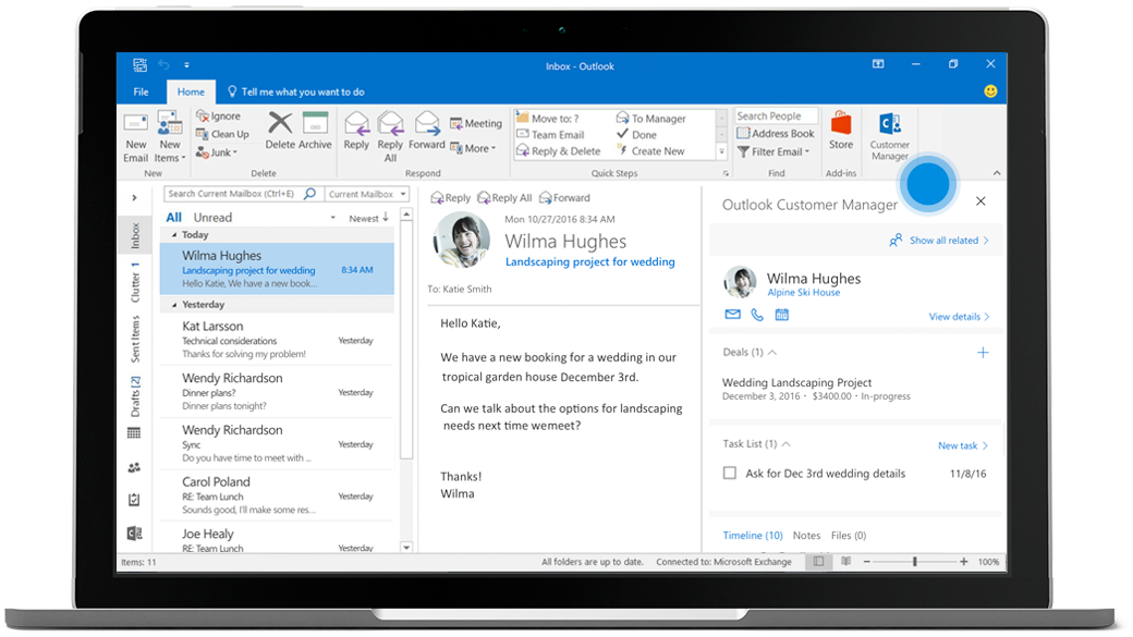 Outlook_customer_manager
