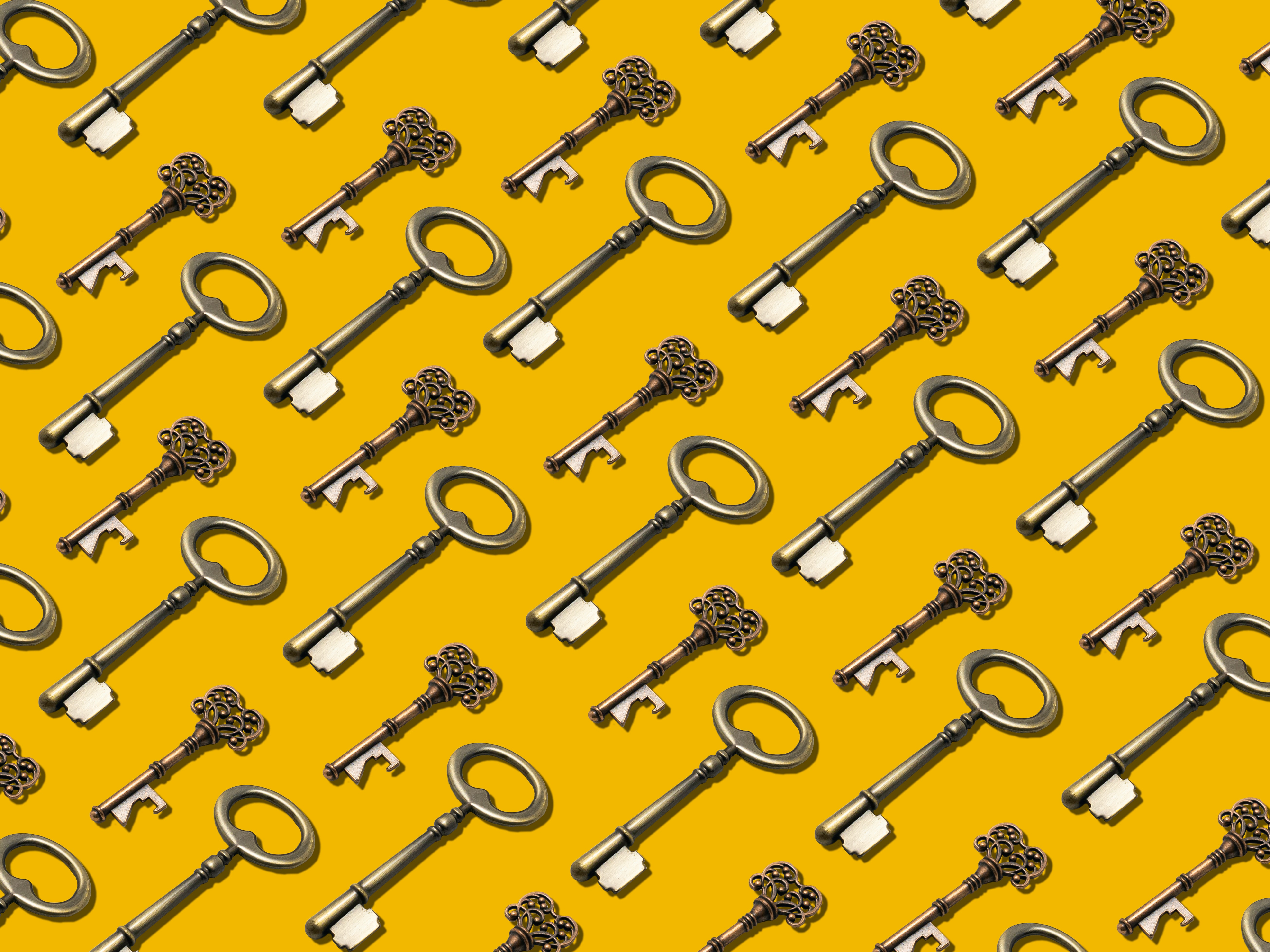 wardrobe-keys-on-mustard-background